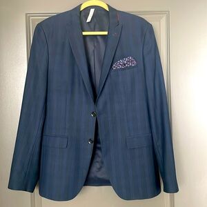 ZARA Man Navy blue blazer